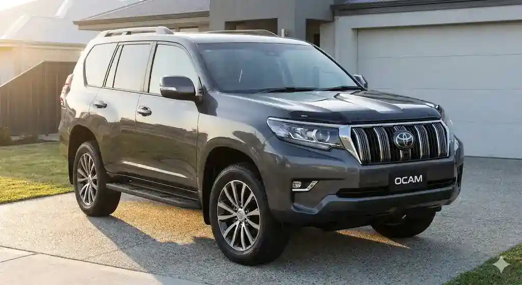 OCAM bonnet protector installed on a Toyota Prado 150 Series (2017-2023)