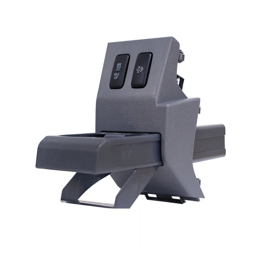 The Captain slide-out cup holder for the 70 Series LandCruiser, Australian made
