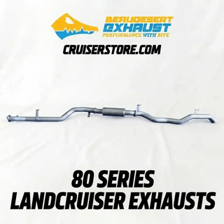 Stainless steel exhaust systems for Toyota LandCruiser 80 Series