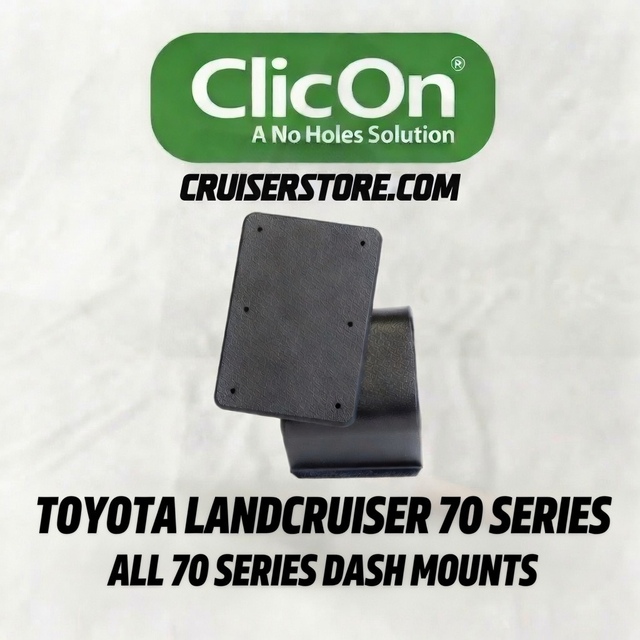 ClicOn dash phone mounts for Toyota LandCruiser 70 Series
