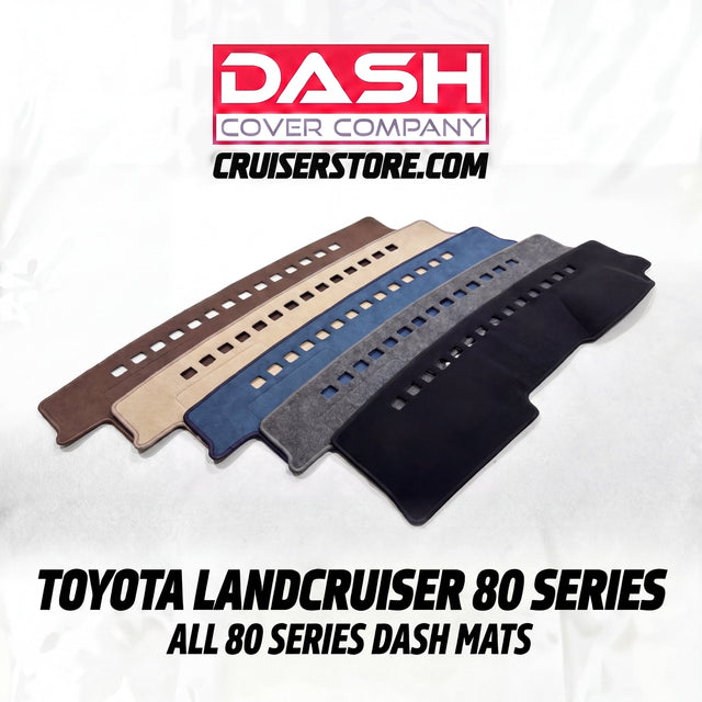 Dash mat for the Toyota LandCruiser 80 Series