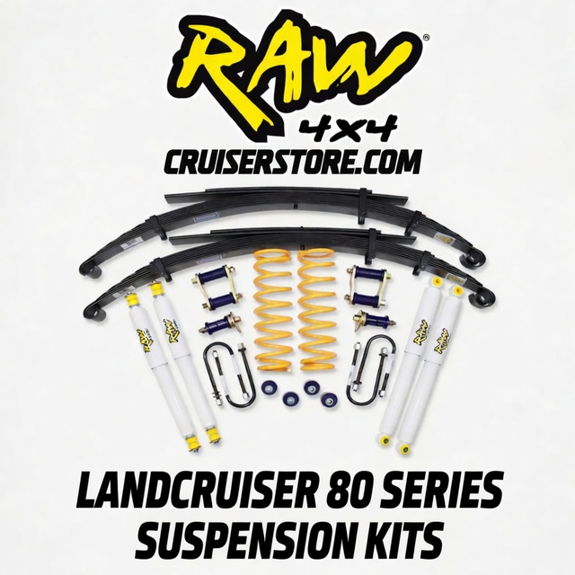 RAW 4x4 suspension lift kits for Toyota LandCruiser 80 Series