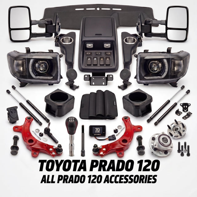 Aftermarket accessories for the Toyota Prado 120 Series
