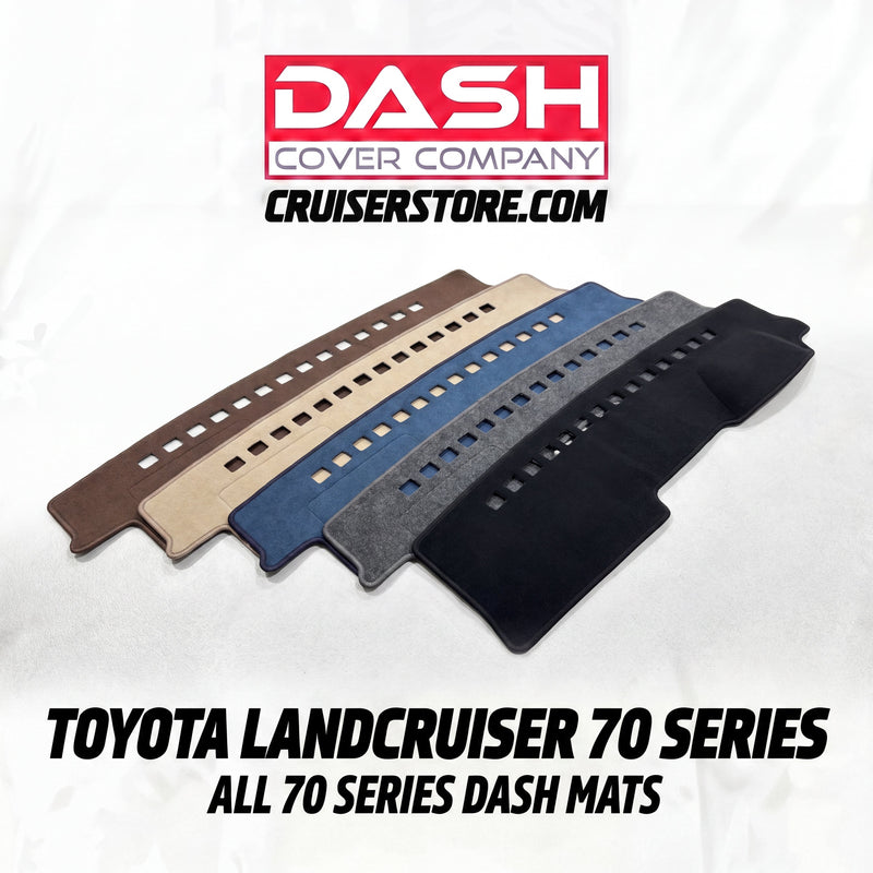 Aftermarket LandCruiser 70 Series range (76, 78, and 79) Series LandCruiser Dash Mats