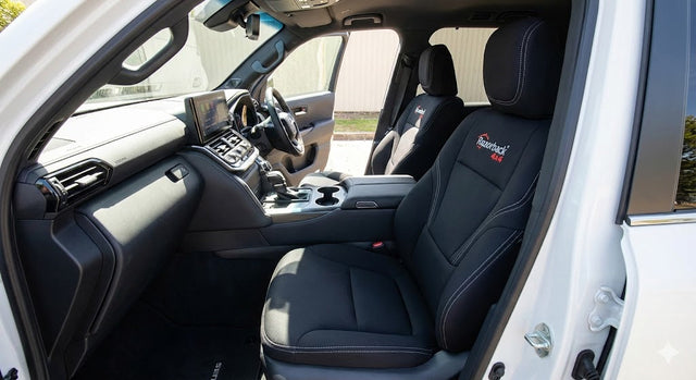 Razorback neoprene seat covers for Toyota LandCruiser 300 Series GX and GXL