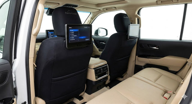 Razorback neoprene seat covers for Toyota LandCruiser 300 Series Sahara