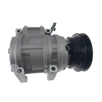 Car air conditioning compressor on a white background