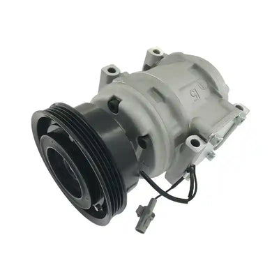 Car air conditioning compressor on a white background