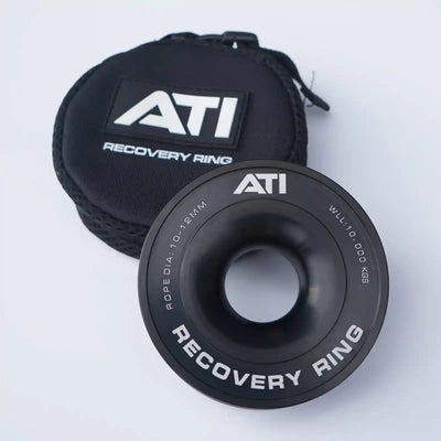 ATI Recovery Ring with packaging on a light gray background