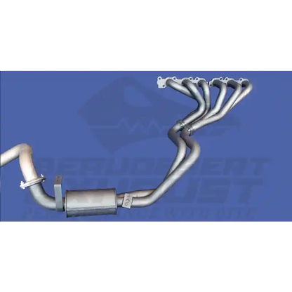 Beaudesert Exhaust on a blue background with a brand logo.