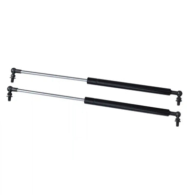 Two Bonnet Struts on a white background