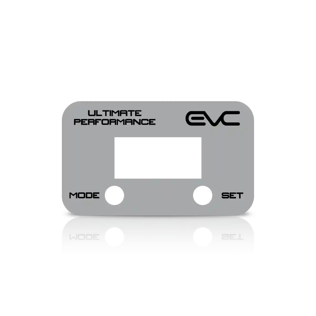 Controller Faceplate with 'EVC' branding and 'Ultimate Performance' text on a white background