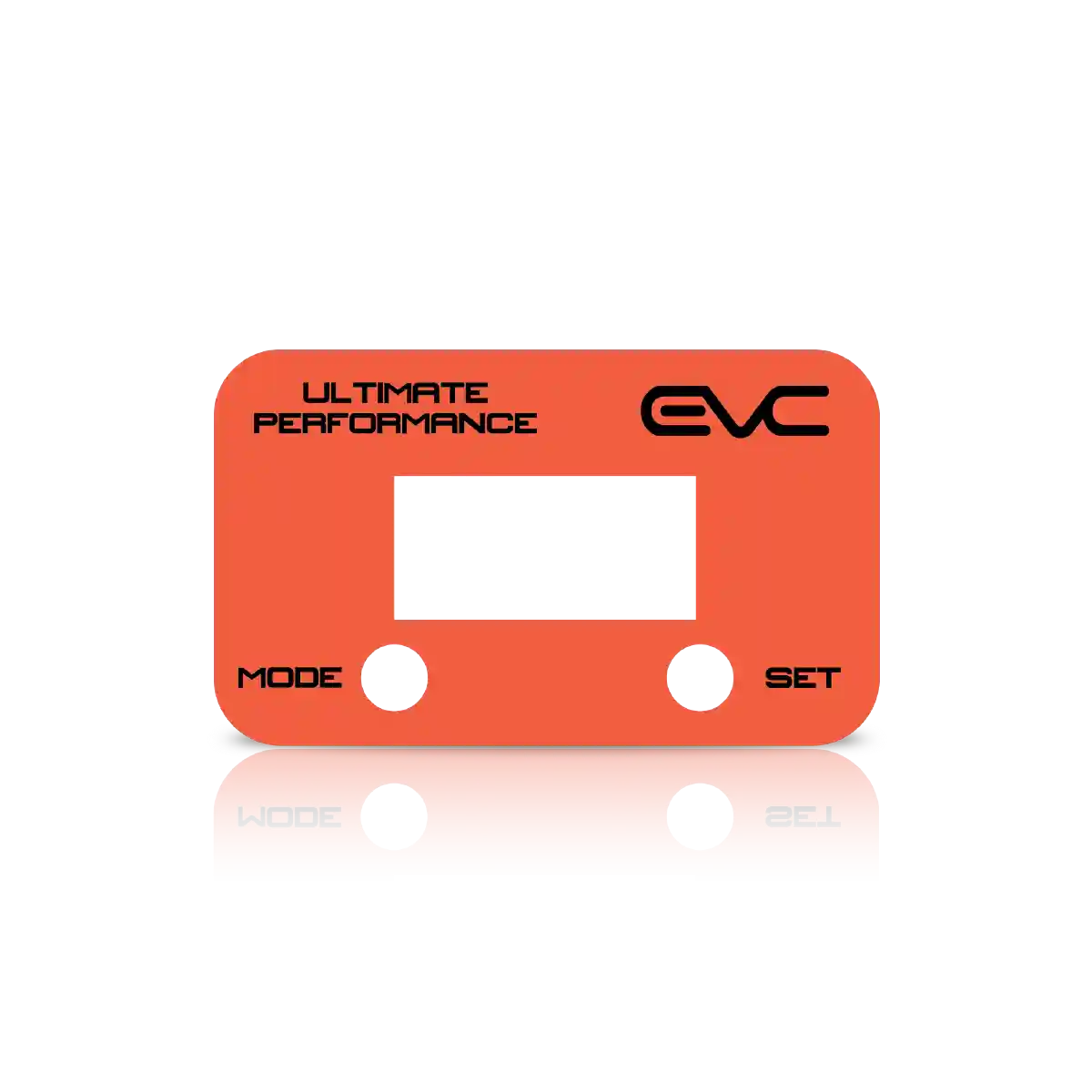 Orange EVC Faceplate with 'Ultimate Performance' text on a white background