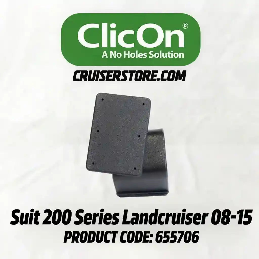 ClicOn product for Landcruiser 200 Series on a white background with branding and product code.