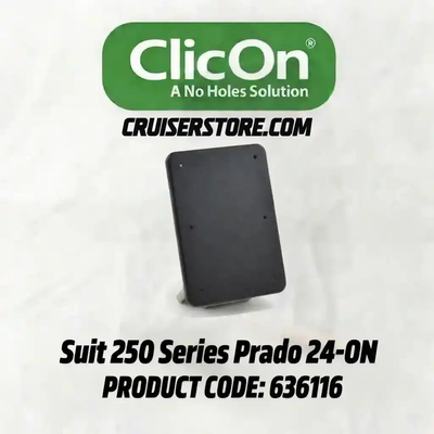 Black product with ClicOn branding on a white background