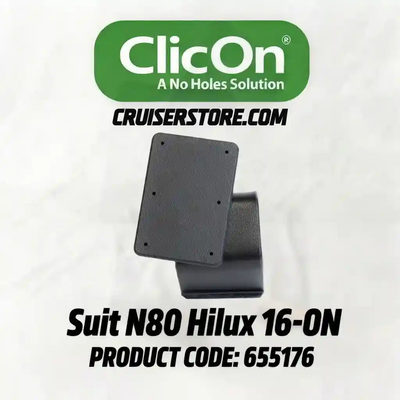 ClicOn product for N80 Hilux 16-on on a white background with branding and product code.