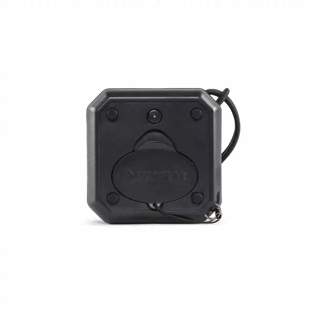 Black EcoPebble on a white background