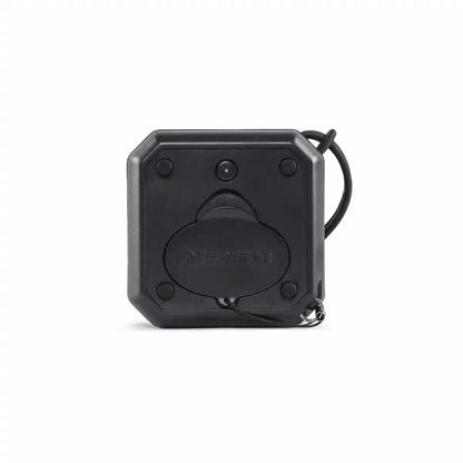 Black EcoPebble on a white background