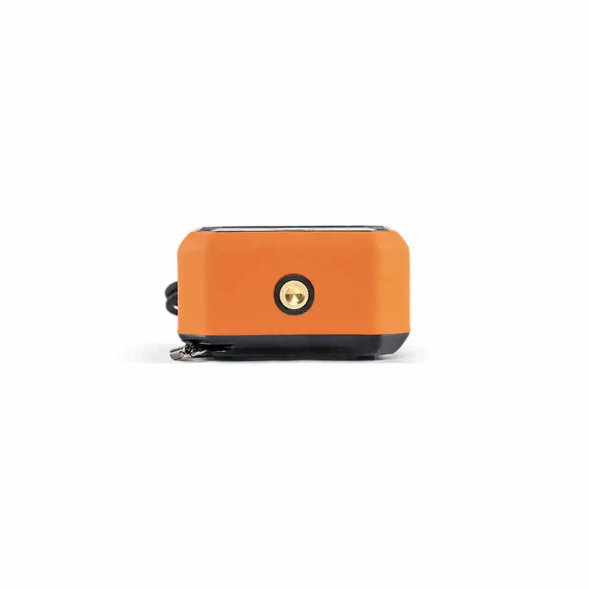 Orange EcoPebble on a white background
