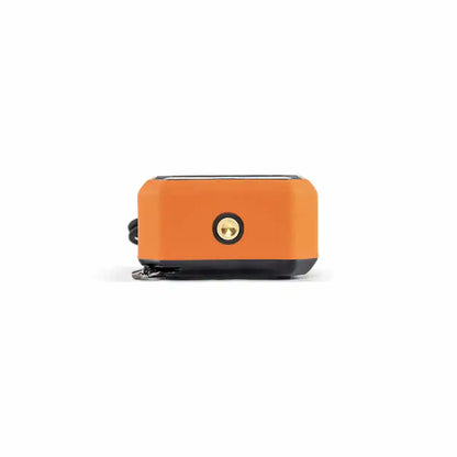 Orange EcoPebble on a white background