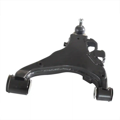 Black metal Right Hand Side Control Arm on a white background