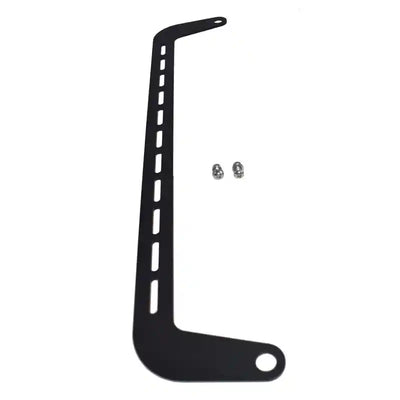 Fire Extinguisher Mounting Bracket with screws on a white background