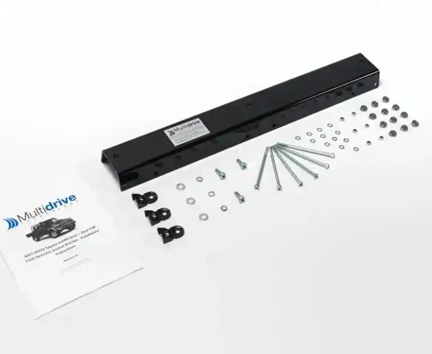 Child Restraint Anchor Kit on a white background, featuring MultiDrive branding.