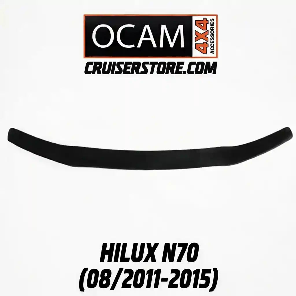 OCAM 4X4 Bonnet Protector for Hilux N70 with OCAM 4x4 Accessories branding on a white background
