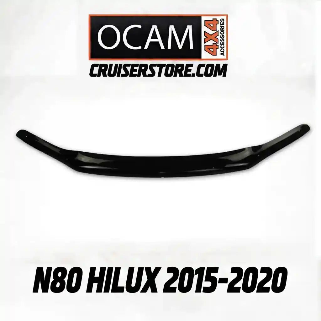 OCAM 4x4 bonnet protector for Toyota Hilux N80 (2015-2020) on a white background