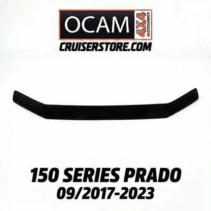 Black car bumper for 150 Series Prado with OCAM Cruiserstore branding on a white background