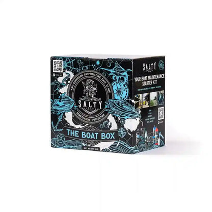 Salty Boat Box packaging on a white background