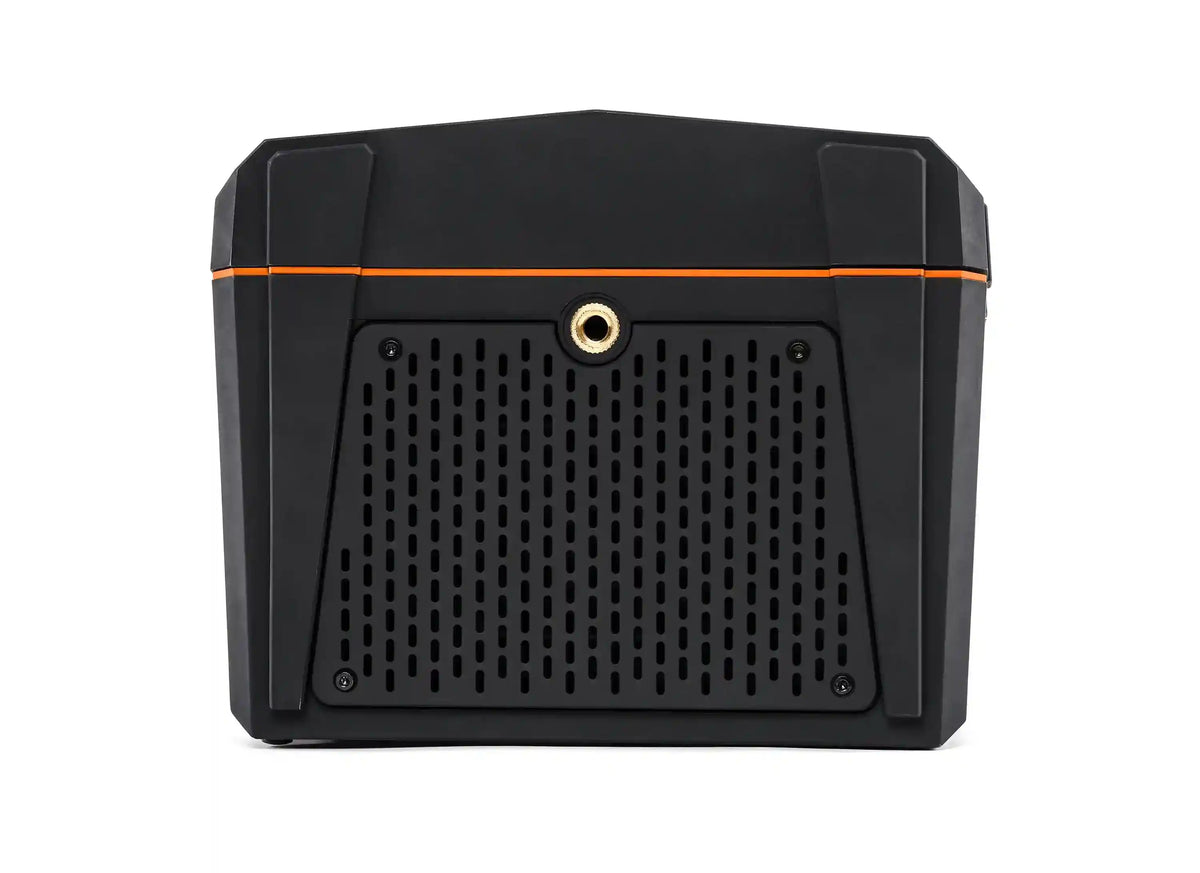 Bluetooth Speaker with a textured surface on a white background