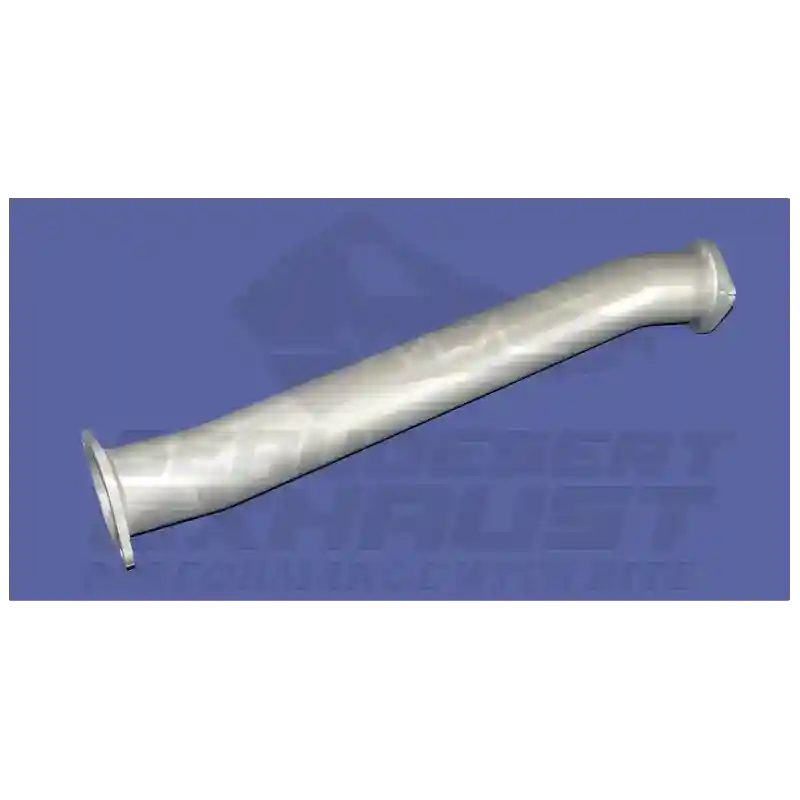 Metal exhaust pipe on a blue background with 'Beaudesert Exhaust' branding.