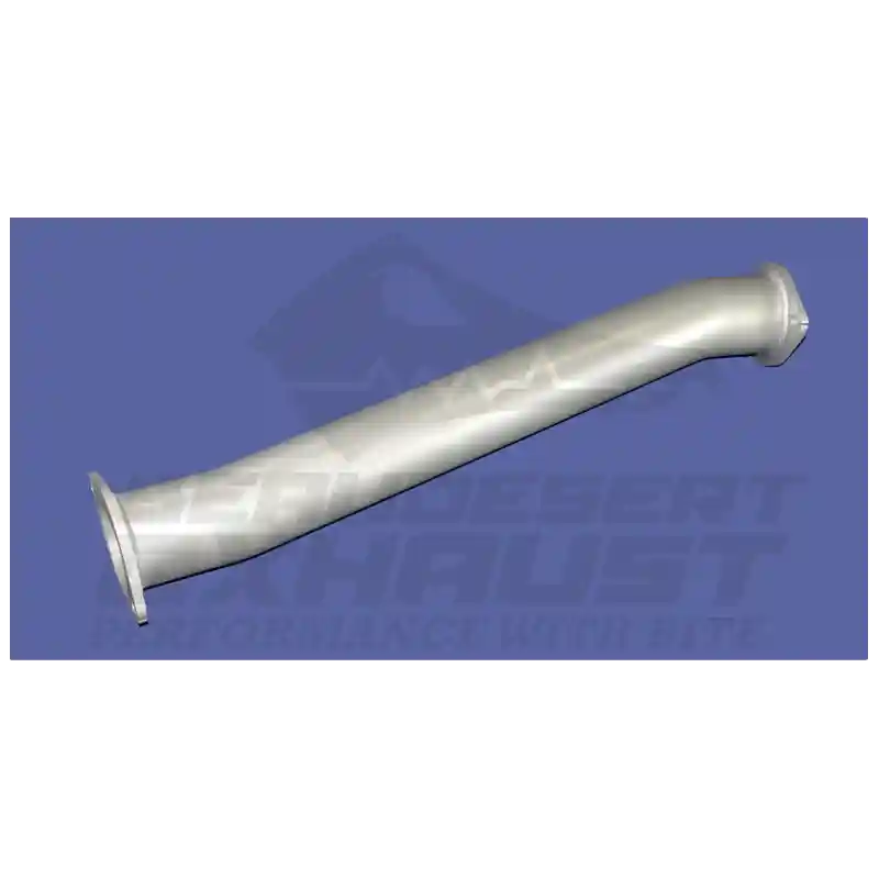 Metal exhaust pipe on a blue background with 'Beaudesert Exhaust' branding.