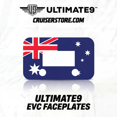 Ultimate9 EVC device Faceplate with Australian flag