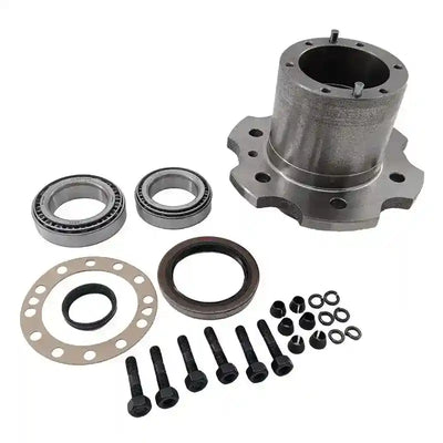 Wheel Bearing Hub Kit with bearings, seals, and bolts on a white background