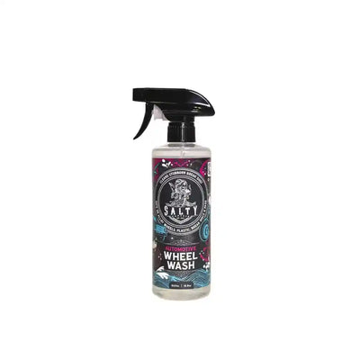Bottle of Salty Wheel Wash 500ml on a white background